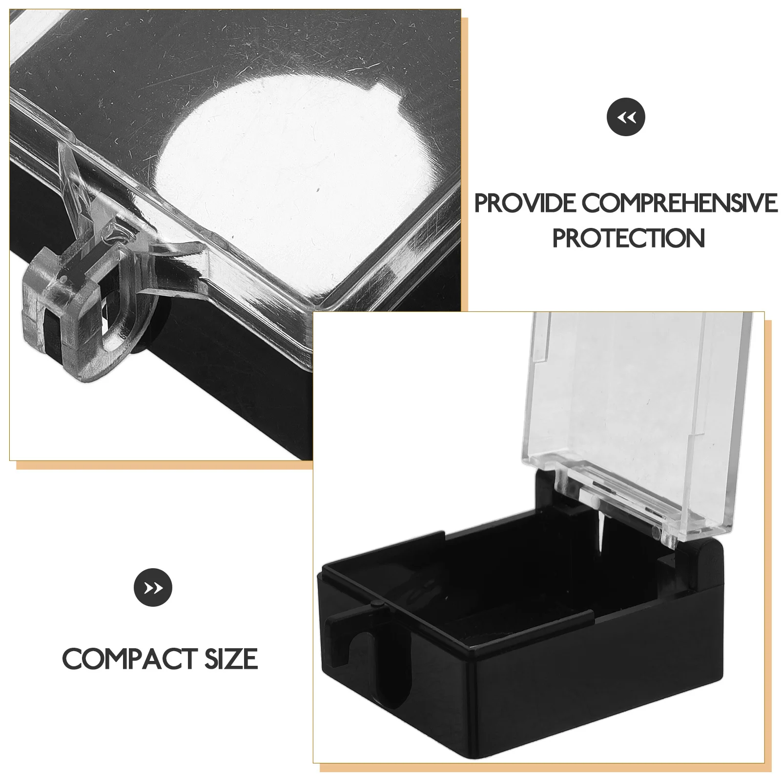 Push Button Cover Protector Switch Accessory Durable Minimalist Design for Emergency Buttons Safety Protection