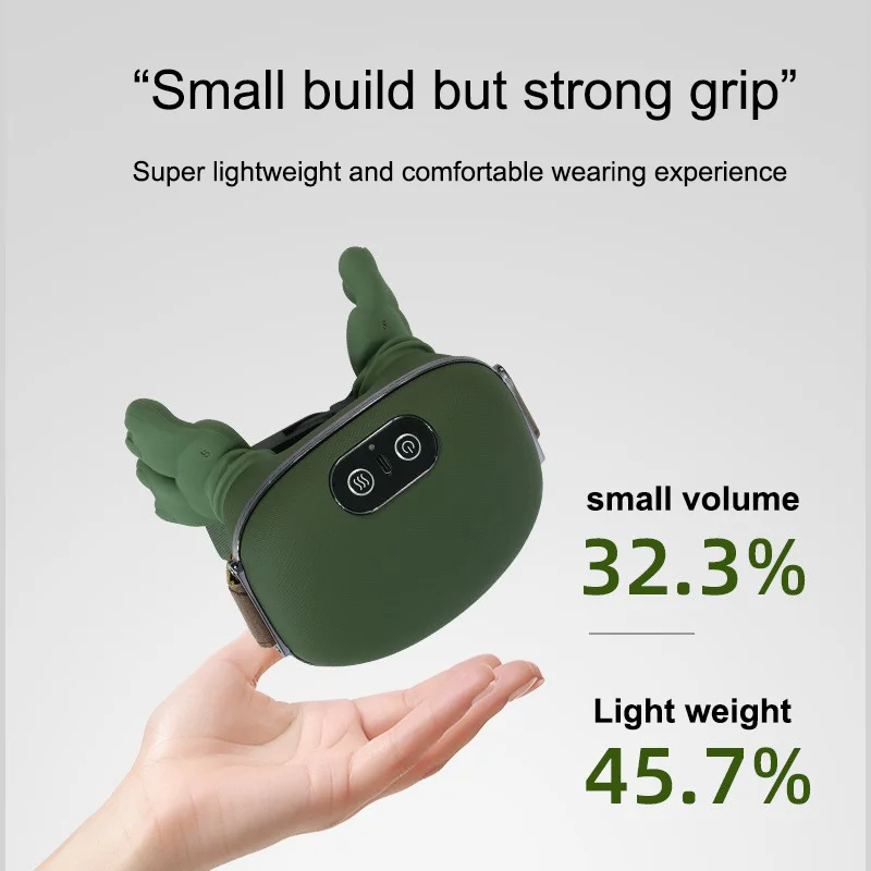 Portable Wearable Neck Massager 40/45℃ Heating Simulate Human Hand Grip Shoulder Relax Machine