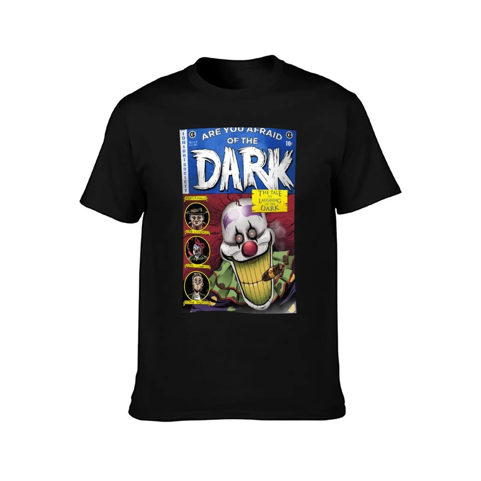 Are You Afraid of the Dark? - Laughing in the Dark T-Shirt, Summer Casual Cotton Tee, Oversized Streetwear Tops, 100% Cotton