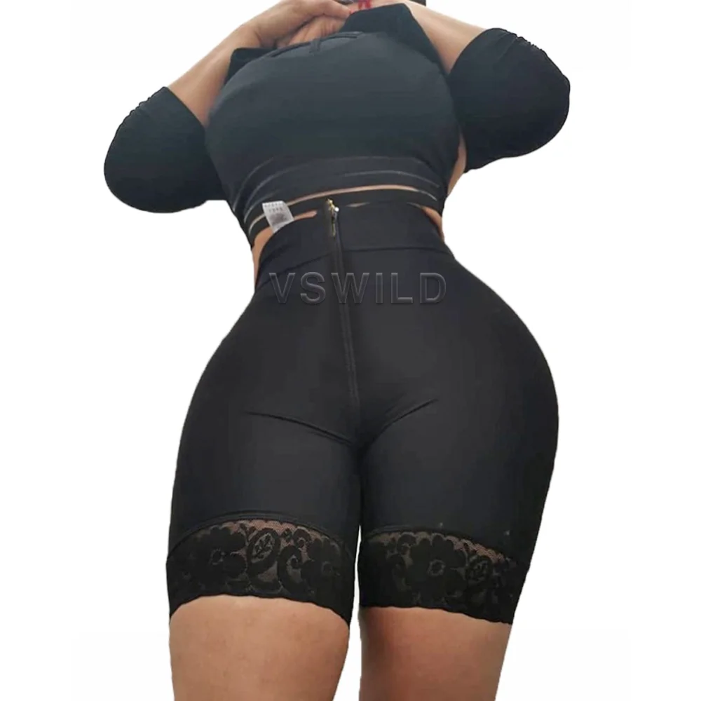 

Double High Compression Garment Shapewear Zipper Butt Lifting Shorts Fajas Reductoras Y Modeladoras Para Mujeresgaine Amincissa