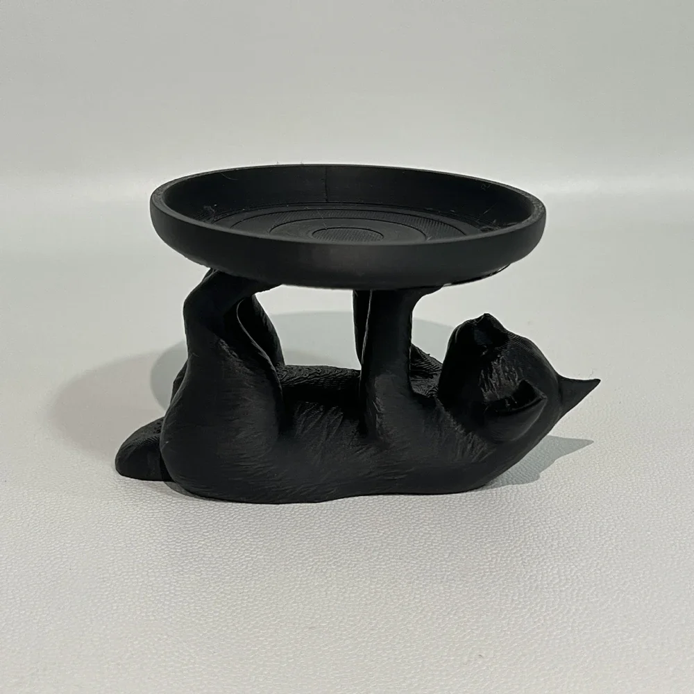 Interesting 3D-Printed Cat-Shaped Jewelry Trays Rabbit-Shaped Mini Jewelry Storage Racks Durable Jewelry Racks Home Decoration