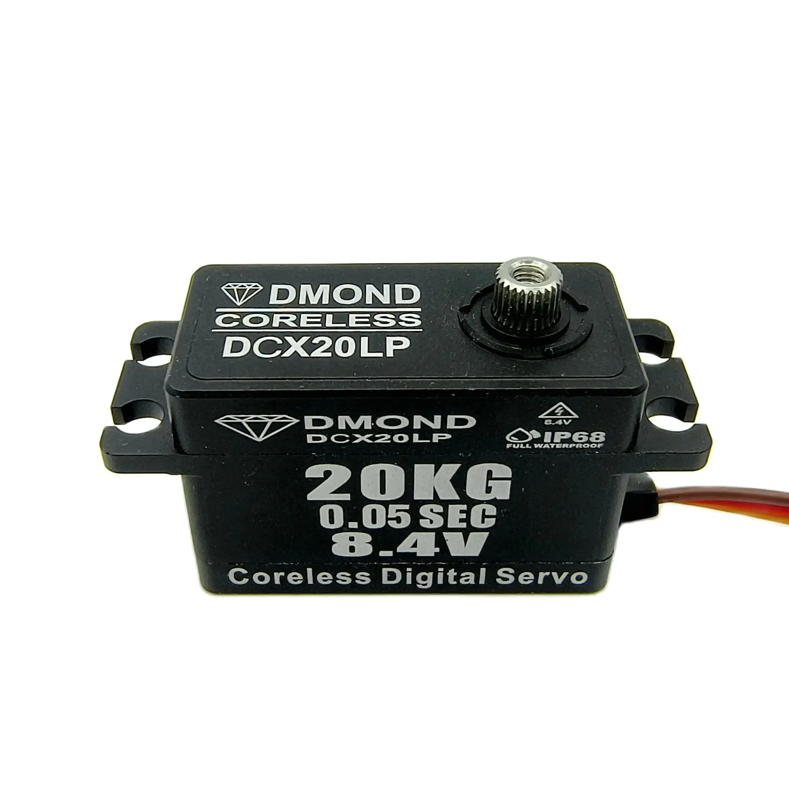 RoRuSDMOND Low Profile NB DCX20LP 20KG 0.05sec 8.4V Coreless 8.4V IP68 Full Waterproof  1/10 RC Drift Nitro Customized Prod