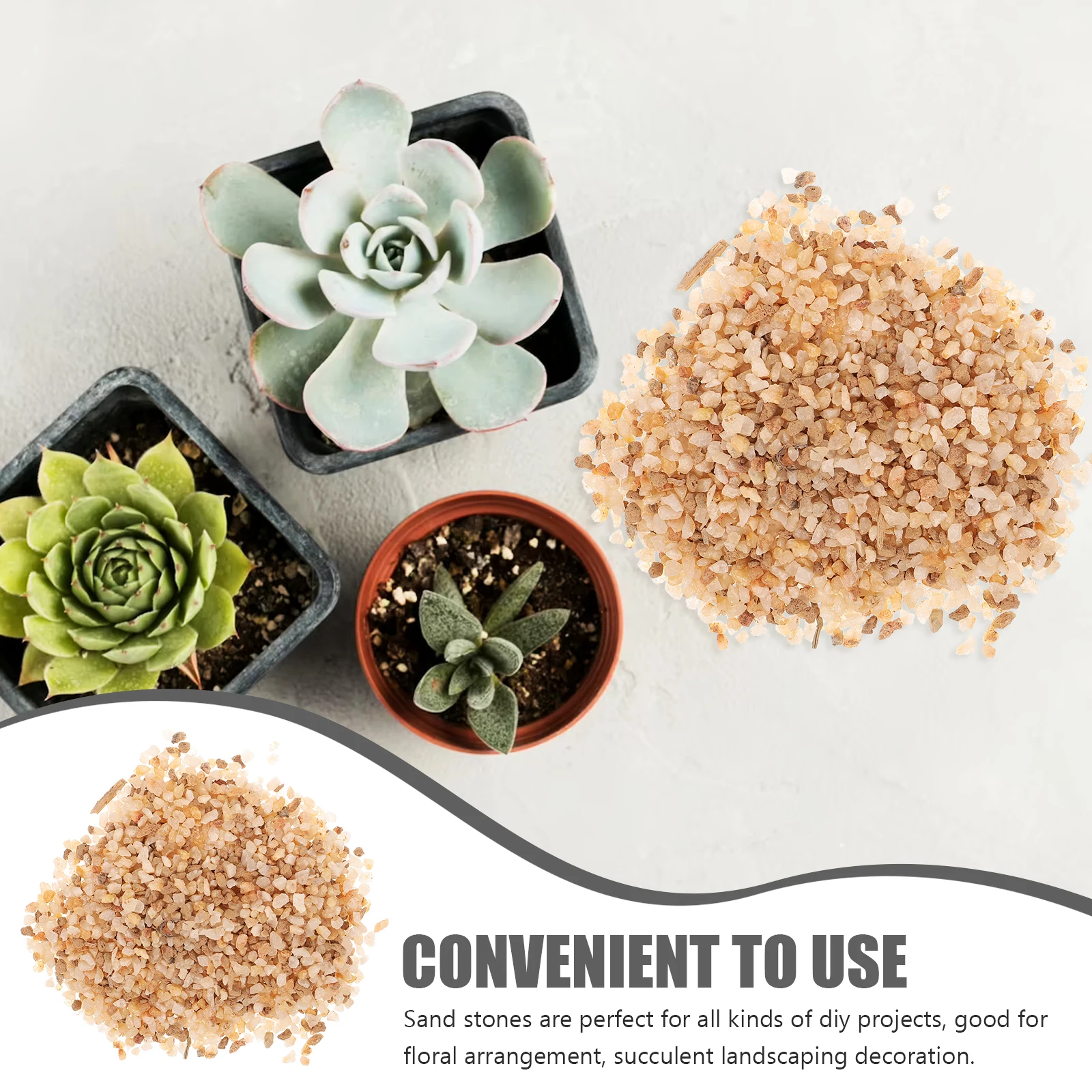 

Gravel Decorative Pebbles Succulent Stones For Plants Cactus Small Garden Indoor Landscaping Rocks Bonsai Stone Mix