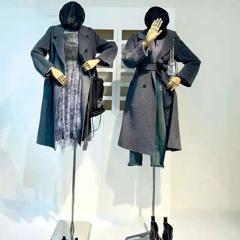 

Clothing Store Velvet Mannequins Props Women's Clothing Half-length Window Display Stand Colorful Full-body Wedding Dress Model