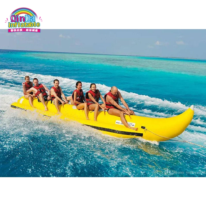 Customized High Quality Durable Banana Boat Inflatable For Water Park Games