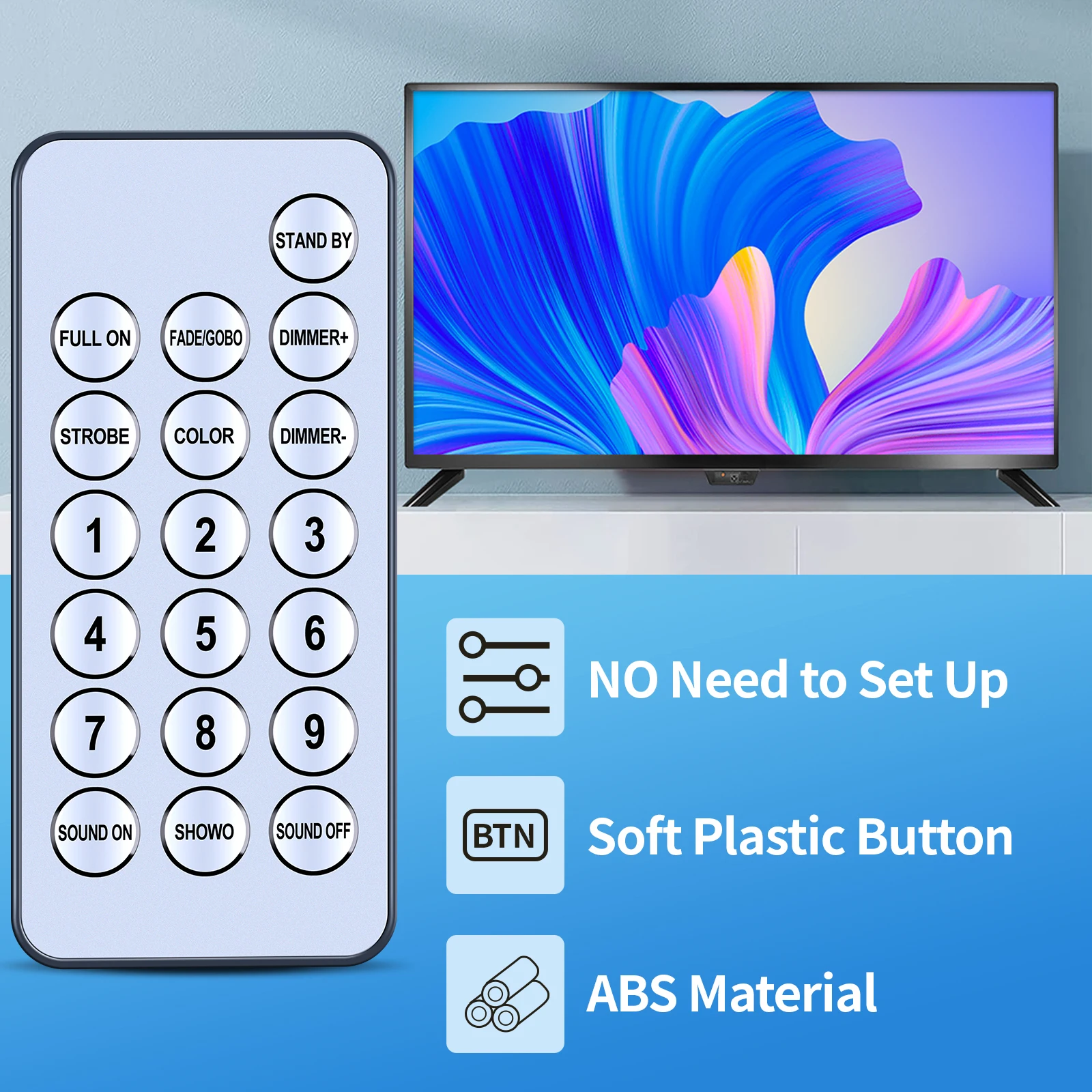 New For ADJ American DJ UC-IR Wireless Remote Control Replacement