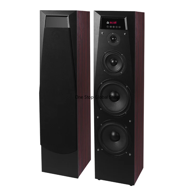 

240W HIFI Stereo Floor Standing Audio Speaker BT HD Optical Coaxial Input for Home Theater Systems