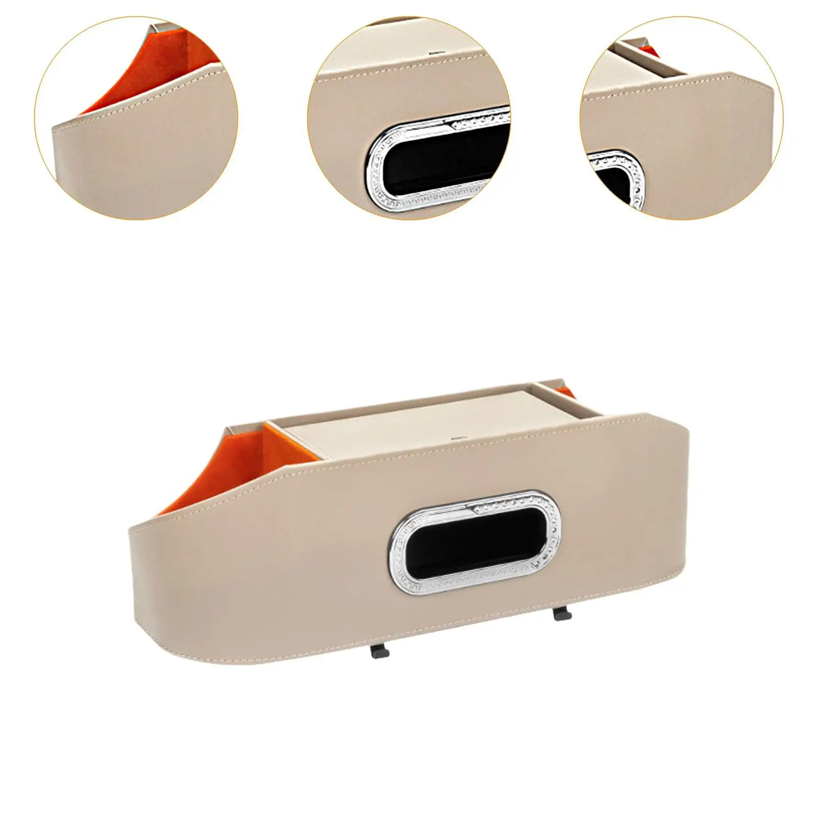 Car Backseat Organizer with Cup Holder Gifts Large Capacity Car Storage Bag image 5