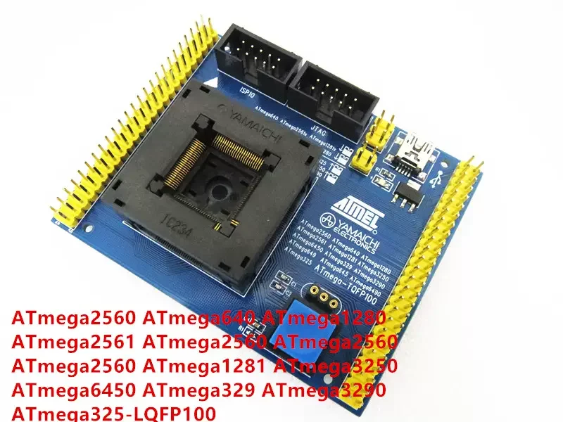 Prese di prova Opentop ATMEL Prese di programmazione ATmega1280/128/64 QFP100 Prese di ricerca Banco di prova presa YAMAICHI