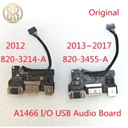 Original Charging Port Power DC Jack I/O USB Audio Board 820-3214-A 820-3455-A For Macbook Air 13