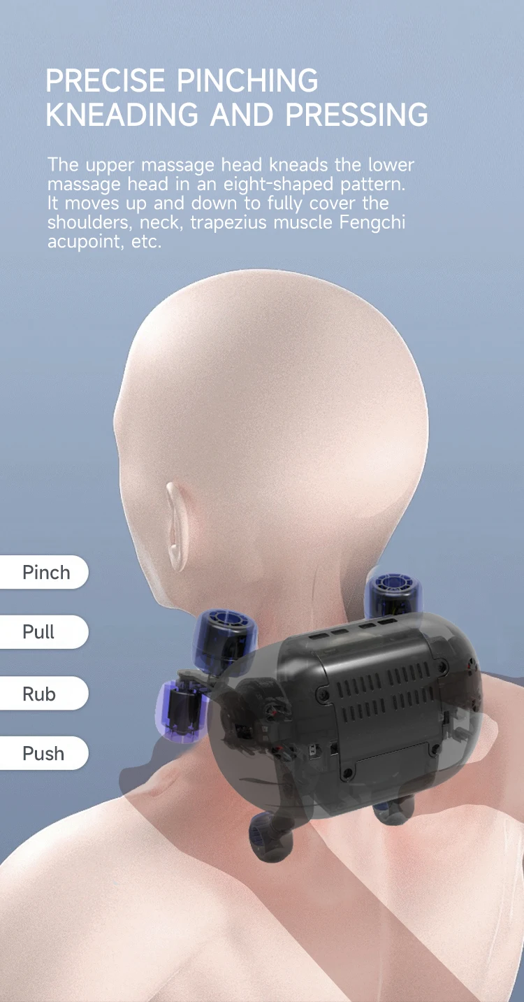 Darius Massaggiatore elettrico multifunzionale per collo e spalle con funzione di calore Nuovo prodotto
