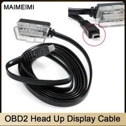 Car HUD OBD2 Wire Cable Head Up Display Wire Adapter For Car HUD Connection Cable Automobile Accessories