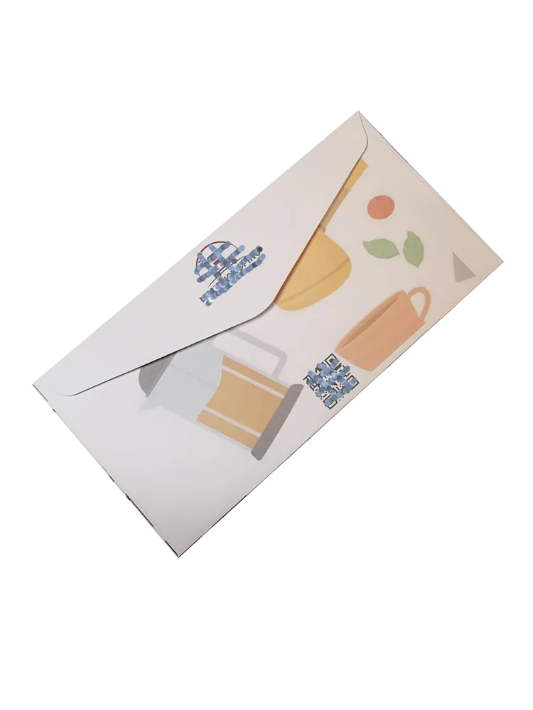 Personalize Wood Pulp Paper Envelope Custom Business Envelopes