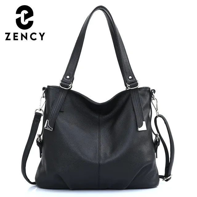 Zency Miękkie Torby Damskie z Naturalnej Skóry Prosta Klasyczna Torba na Ramię Duża Torba do Pracy Miękka Torba Hobo Damska Torba na Zakupy Tote Handtasche