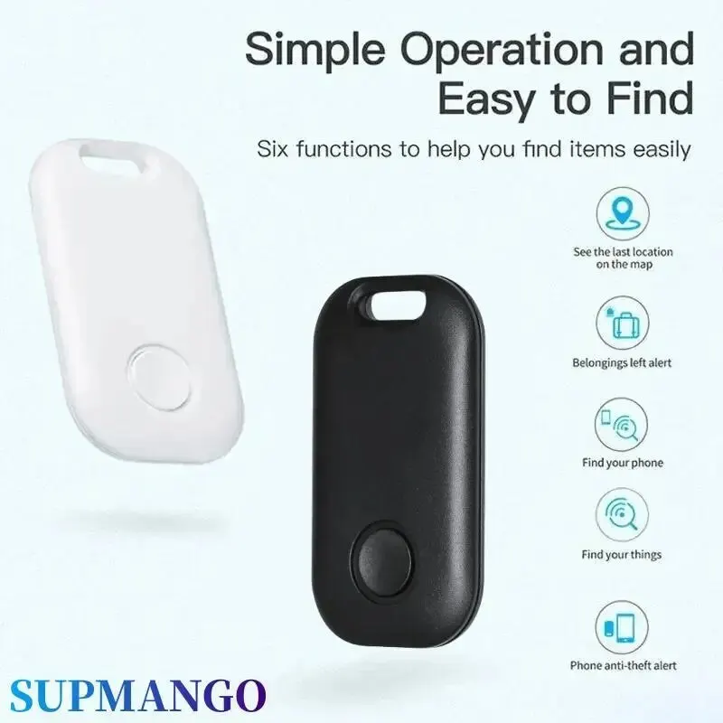 Wireless Mini Anti-Lost Smart Key Finder Locator For Purse Wallet Keychain Tracker With One Touch Find For Kids Finder Alarm Tag