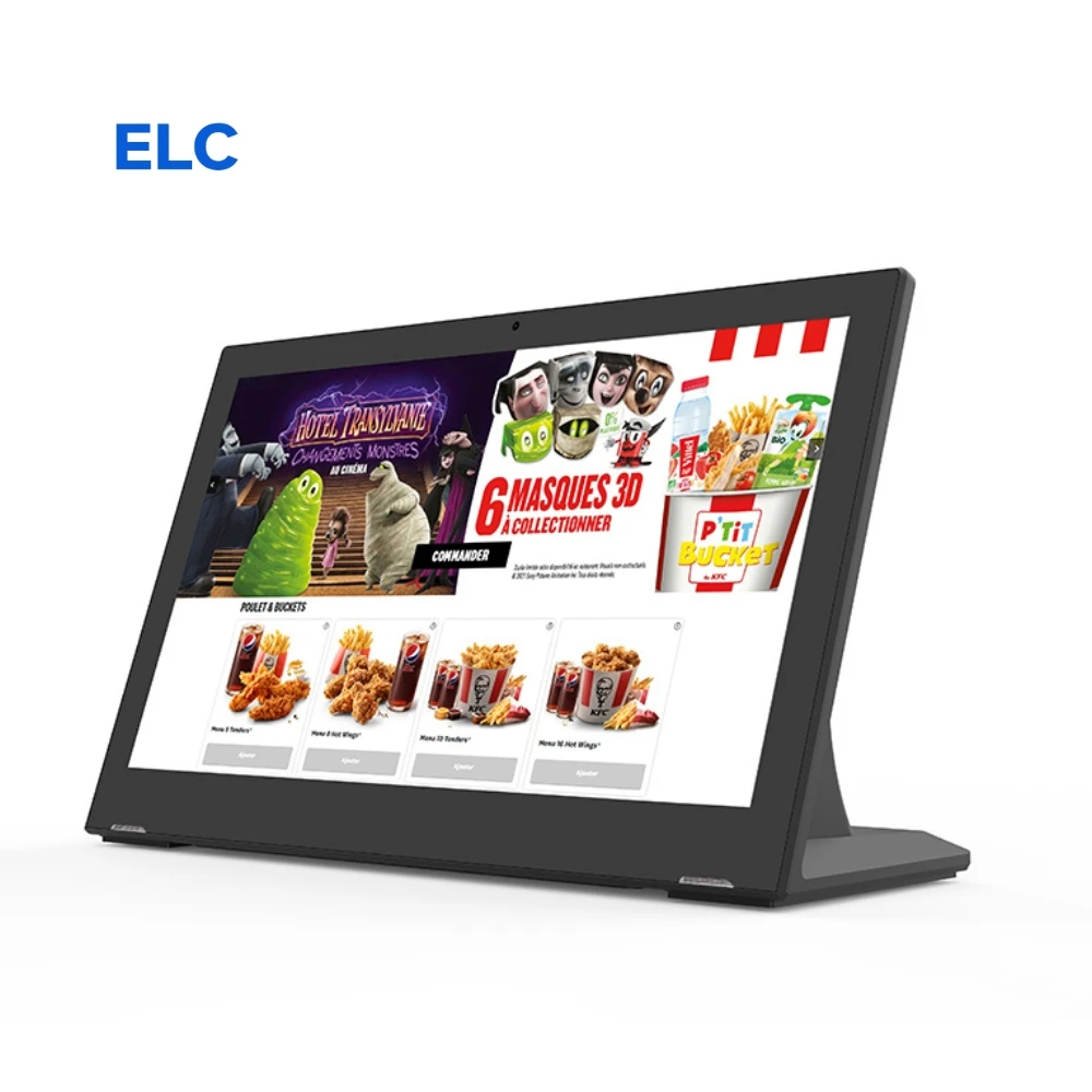 WL1712T 17.3 Inch L-Shape Touch Screen Desktop Tablet Capacitive Touch POS System for Business RK3288 CPU 2GB Memory Capacity