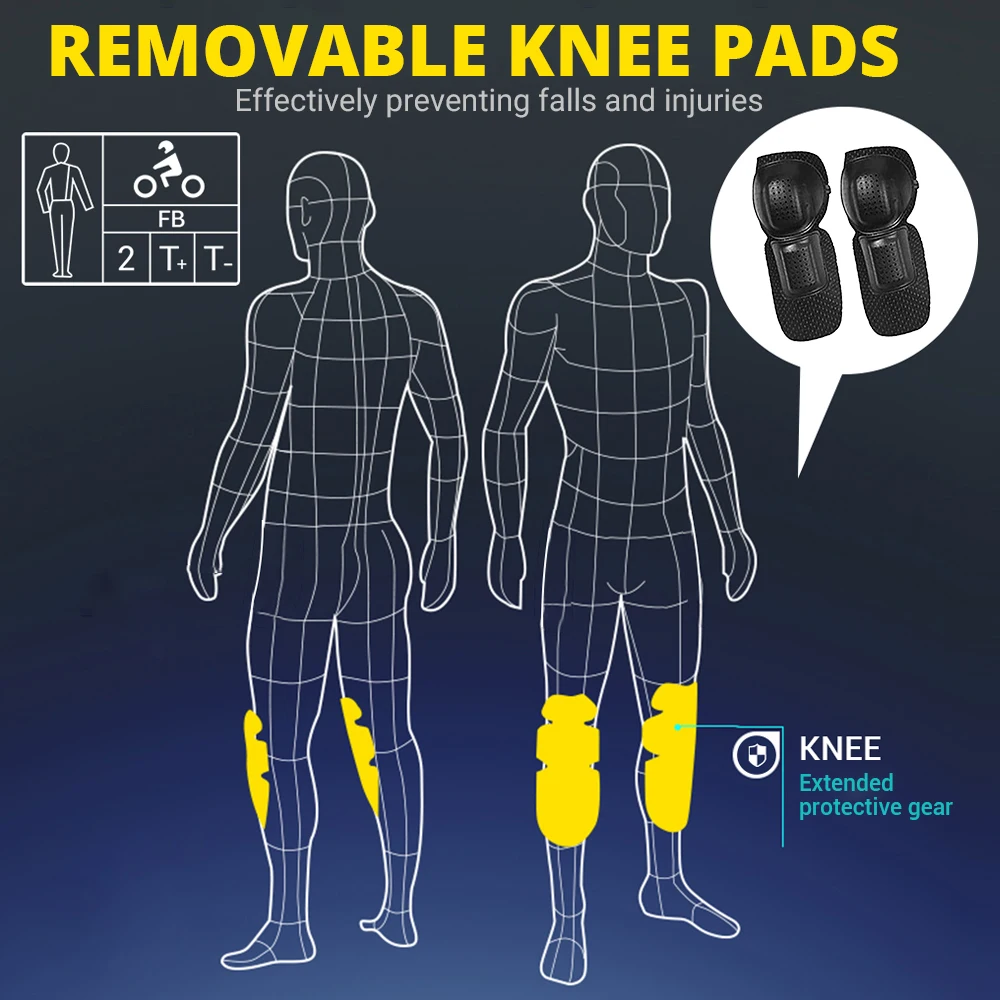 I pantaloni da motociclista da uomo sono caldi, traspiranti, antipioggia, riflettenti, per moto fuoristrada e pantaloni da equitazione anticaduta