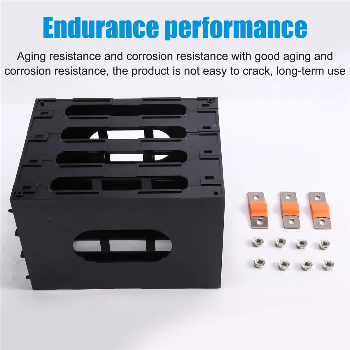 Y1540A*☀▃4S 12V Battery Frame for CATL EVE 90Ah 105Ah Lifepo4 Battery Cell Plastic Bracket with Latches