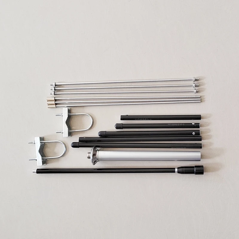 15M Cables Broadcast Equipment FM Transmitter 50W Radio Antenna Kit