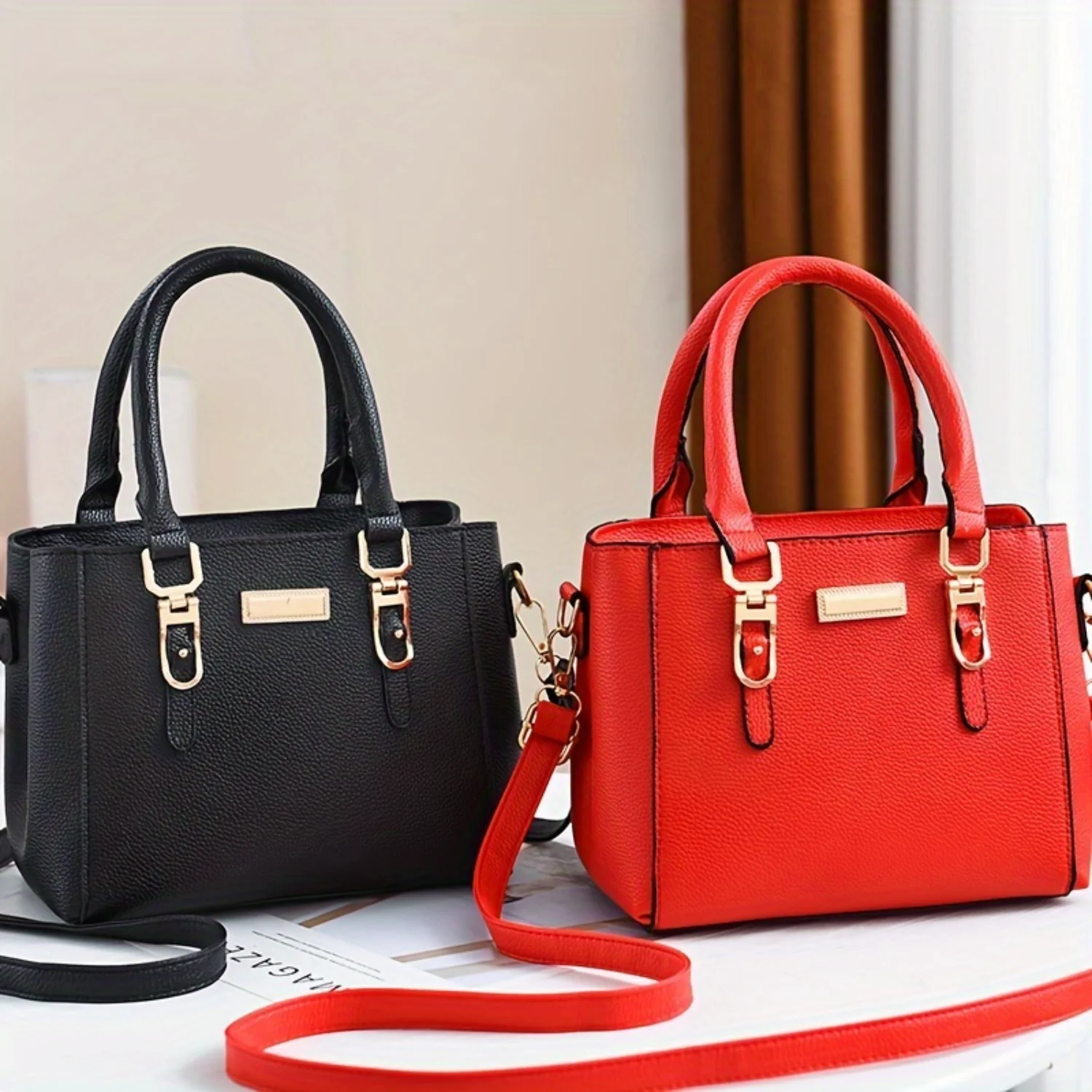 Fashion Top Handle Satchel, Trendy Crossbody Bag, Women's Casual Handbag, Shoulder Bag & Purse - Stylish Accessories for Women