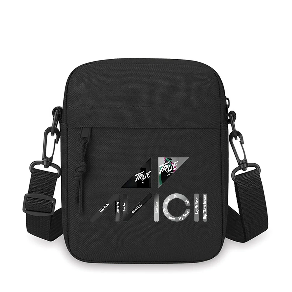 

Music album design elements iconic lyrics Men Crossbody Bag Single Shoulder Women Cartoon Anime Film Printing Design Unisex
