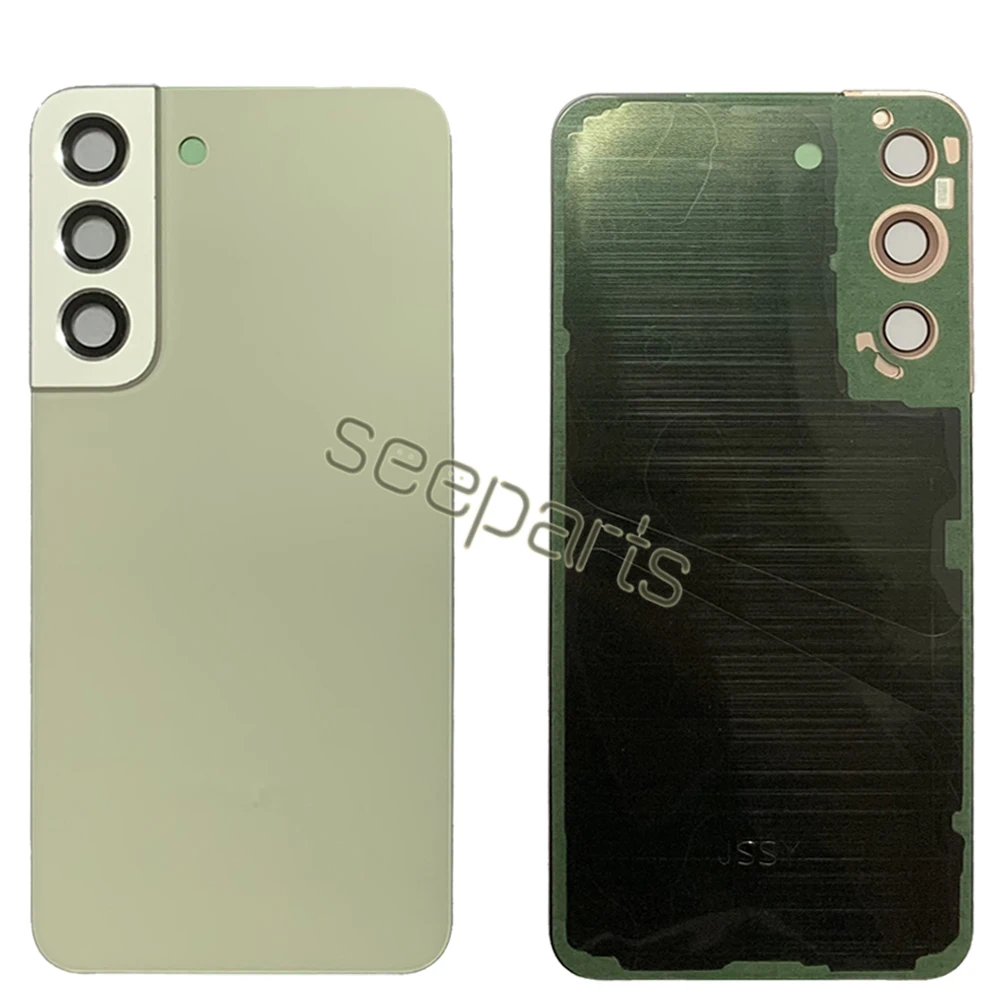 Untuk Samsung Galaxy S22 Plus S906B Penutup Baterai Belakang Pintu Kaca Belakang Suku Cadang Pengganti Perumahan untuk Samsung S22 S901B Kaca Belakang