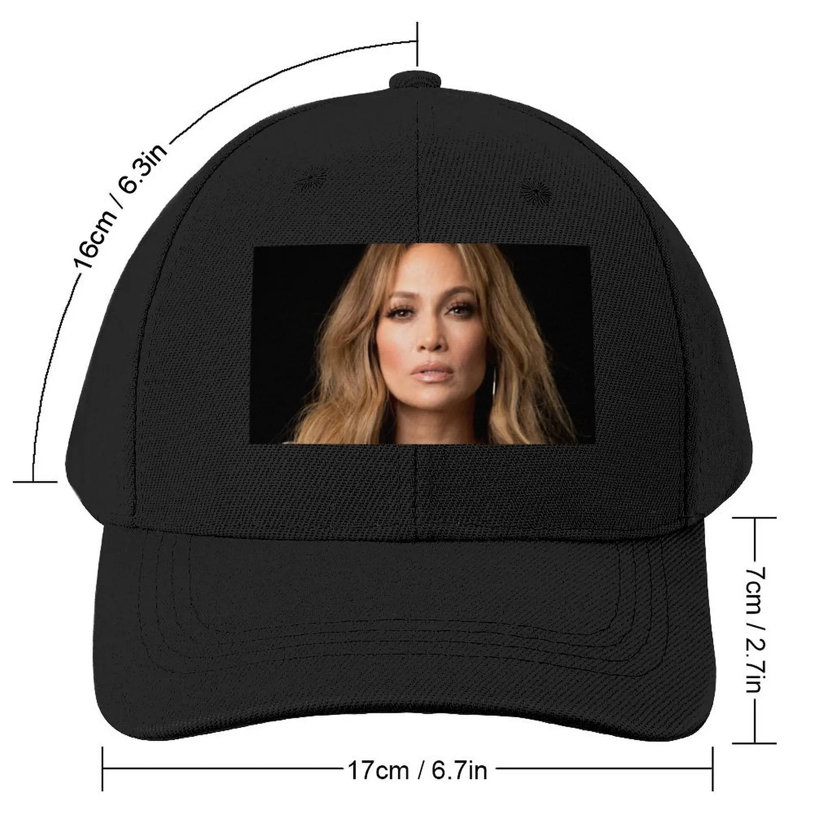 Jennifer Lopez Baseball Cap black Golf Cap Mens Tennis Women's