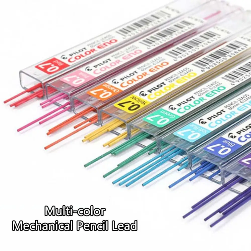 

Multicolor Mechanical Pencil Lead 0.7mm 2B Colorful Graphite Pen Lead Automatic Pencil Lead Refill Writing Drawing Accessories