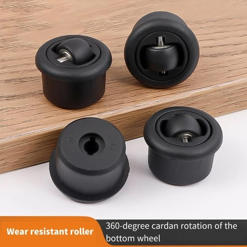 

10pcs Universal Directional Casters with Noise Reductions & Durability 360 Degree Rotating Furniture Wheel for Furniture 87HA