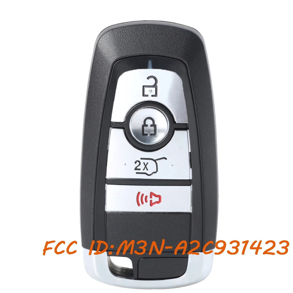 

M3N-A2C931423 for Ford Expedition Explorer Edge Bronco Mustang Mach-E Smart Remote Car Key Fob 315MHz ID49 Chip