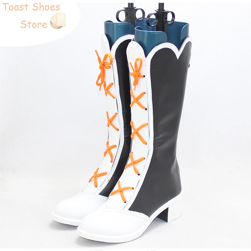 Aqours-zapatos de Cosplay Watanabe You, zapatos de PU, botas de Carnaval de Halloween, accesorios de Cosplay de Lovelive Sunshine