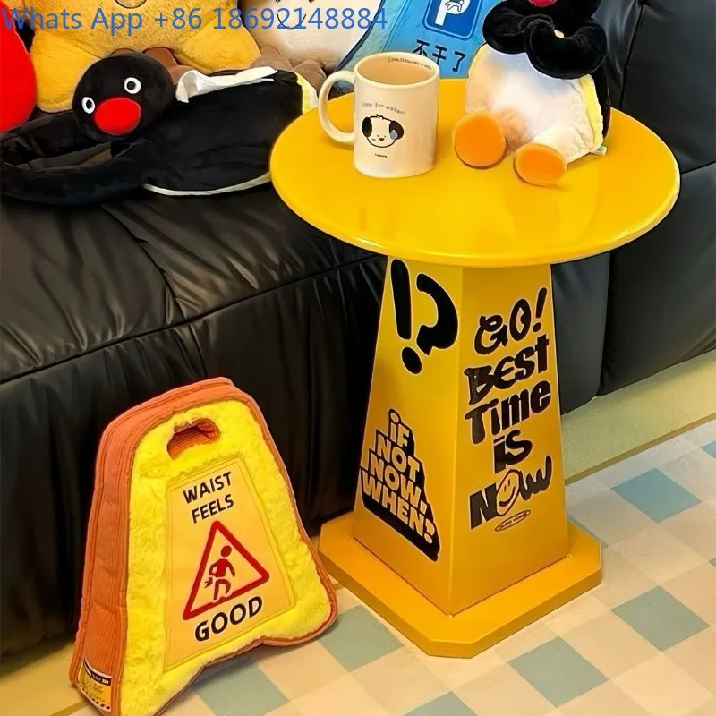 

Ice Cream Cone Table Creative Coffee Table for Home Living Room Sofa Small Apartment Side Table Dopamine