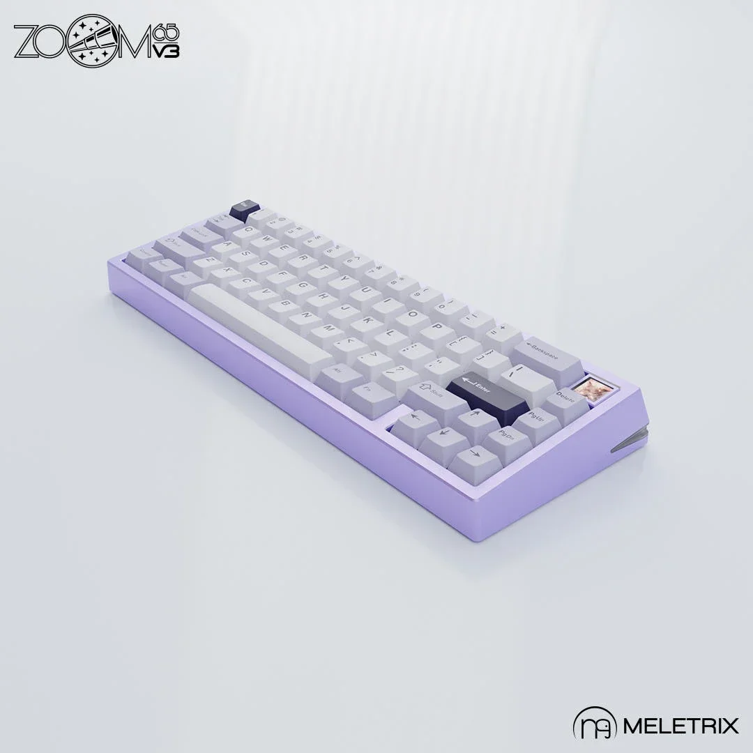 ZOOM 65 V3 Customized Mechanical Keyboard Kit Aluminium Alloy Custom Screen Tri Mode RGB Wireless Gaming Keyboard Pc Gamer Gifts