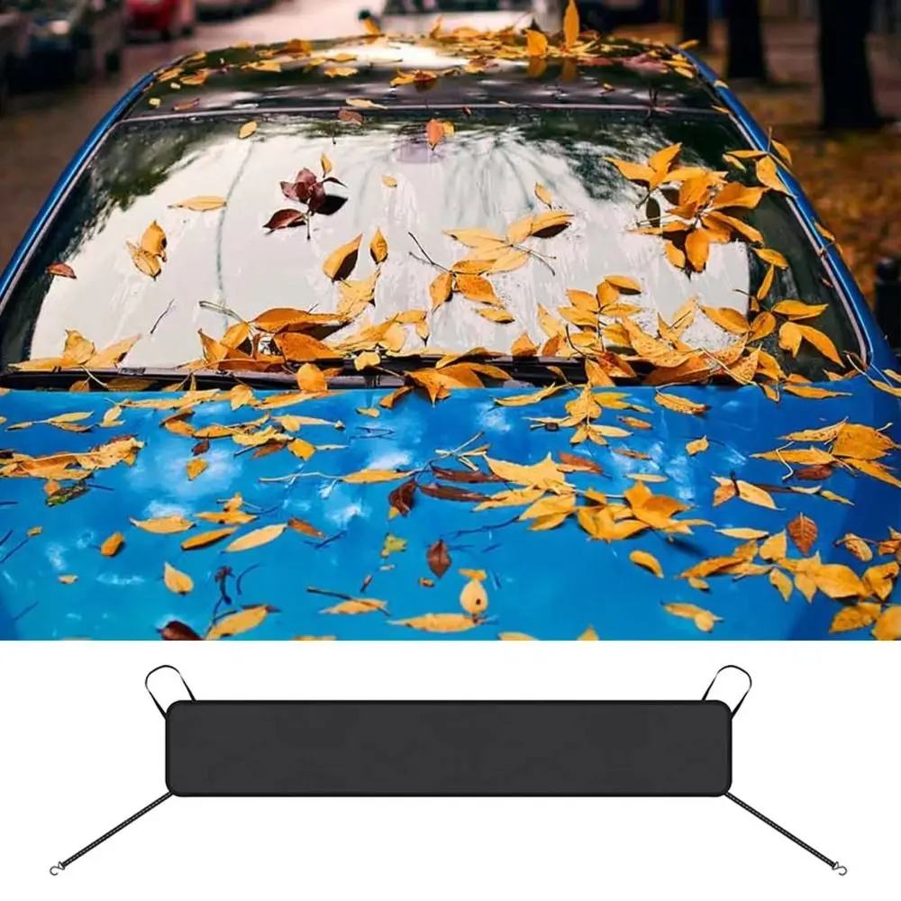 

Многофункциональная защита лобового стекла, сетка от листьев, водонепроницаемая крышка лобового стекла автомобиля, защита от падения, блокирующая переднюю крышку лобового стекла