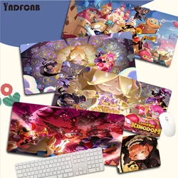 Cookies Run Kingdom Anime Cute Mousepad Hot Large Gaming Mouse Pad XL Locking Edge Size For Gameing World Of Tanks CS GO Zelda