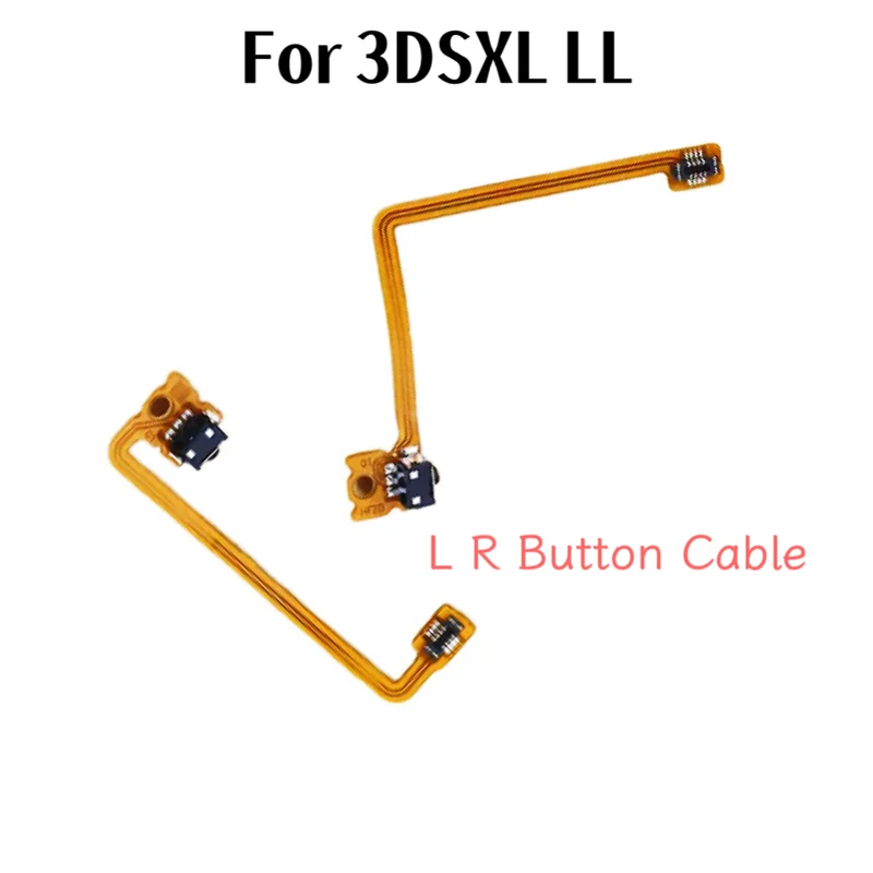 10sets/lot Replacement LR Buttons Flex Cable for 3DSXL LL Left Right Shoulder Trigger Button Switch Ribbon Cable Repair Part