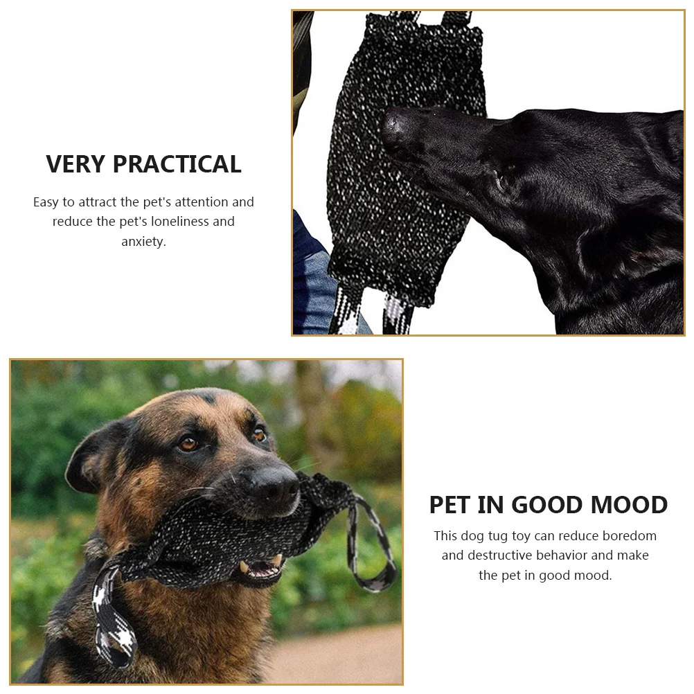 

Training Bite Pillow Wear-Resistant Tug For Anxiety Relief Dog Agility Equipment Dog Molar Sleeve Puppy Biting