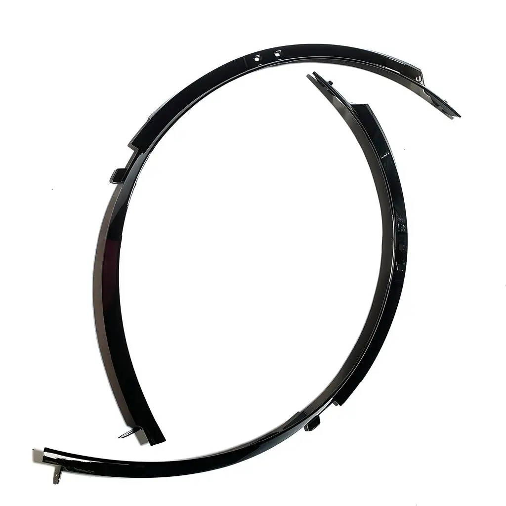 Front Wheel Eyebrow For Corvette C7 2014-2019 Trim Molding Lip Fender Flares Glossy Black Mudguards Body Kit Fender Accessories