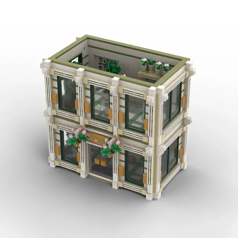 Moc Building Bricks Empire Brick Building - Module C - Flower Shop Model Technology Blocks Gifts Christmas Toys DIY Assembly