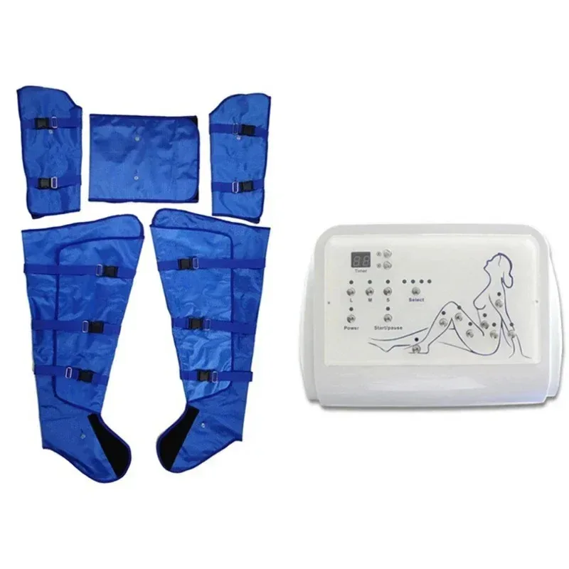 Air Wave Pressure Lymphatic Drainage Pressotherapy Machine Relax Muscles Leg Waist Body Massage Air Compression
