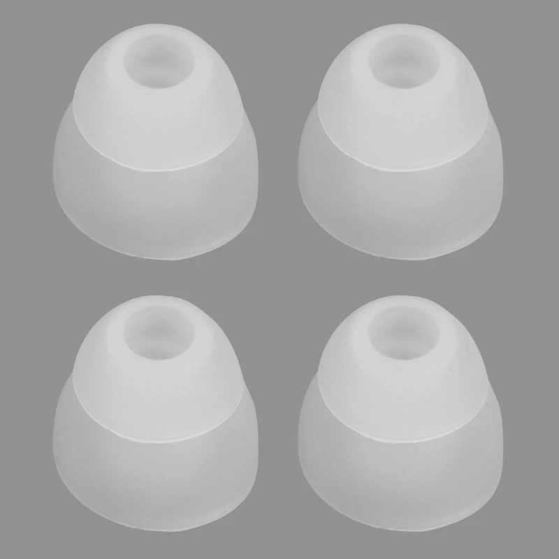 Replacement Double Flange Ear Tips Earbuds Silicone Pads For In Ear Headphones