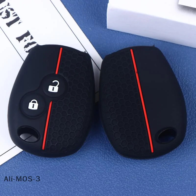 【S】1 قطعة حافظة مفاتيح السيارة السيليكون غطاء مفتاح السيارة عن بعد حامي مفتاح السيارة 2/3 أزرار مفتاح فوب غطاء مفاتيح الملحقات