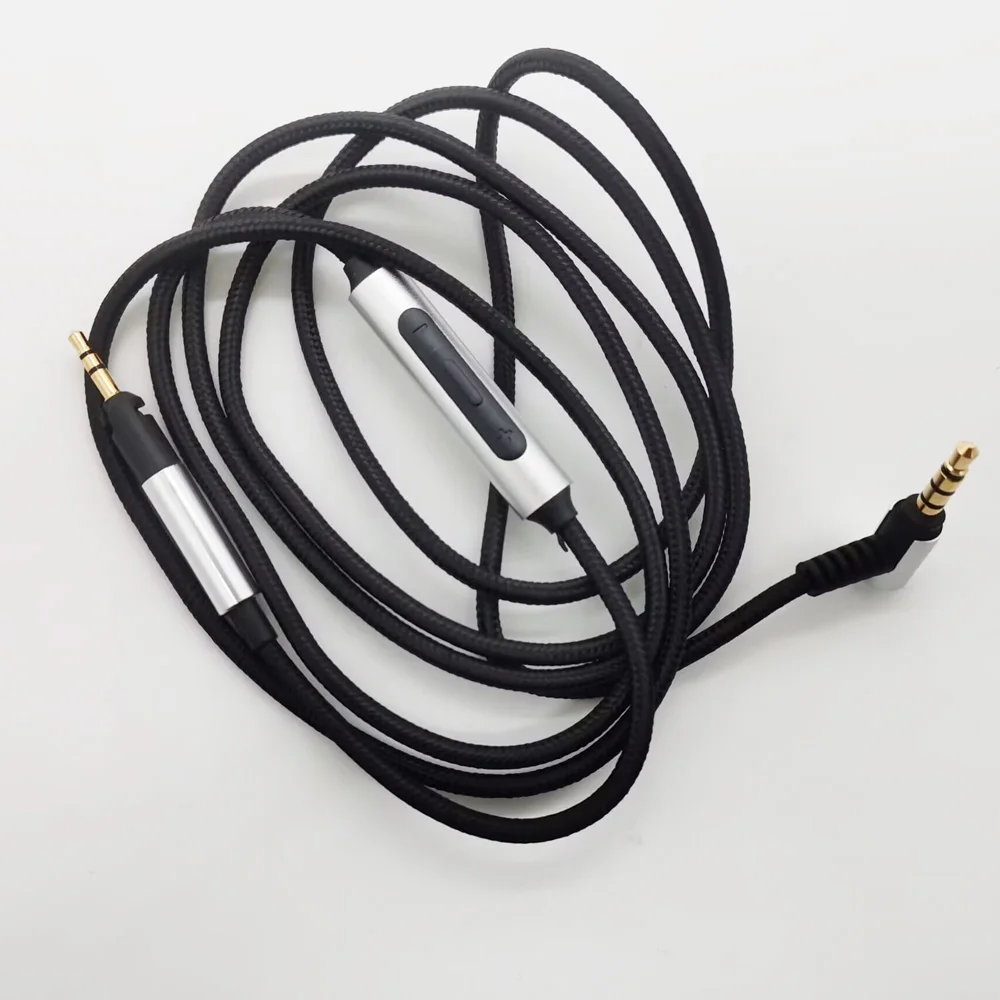 كابل Poyatu لـ Sennheiser HD598 HD558 HD518 HD519 HD579 HD 598 CS SE SR كابلات سماعات الرأس ترقية استبدال الحبل ميكروفون عن بعد