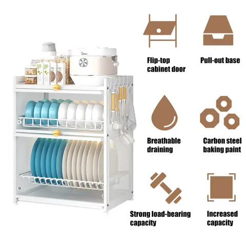 6 best sales कवर के साथ प्लेट रैक - №1