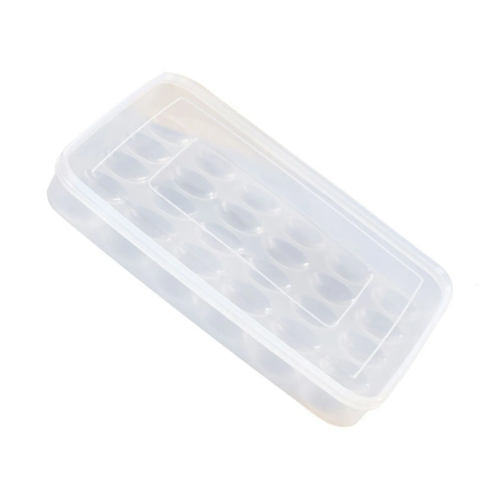 

Refrigerator Egg Tray Storage Box Dust-proof Anti-collision Storage Tray for Home Kitchen Refrigerator