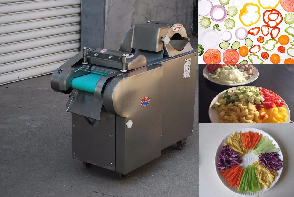 vegetable strip cutting and dicing machine