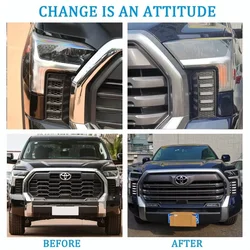 Front Bumper Fog Lights For Toyota Tundra 2022 2023 White/Amber DRL Sequential Switchback Turn Signal Led Daytime Running Light