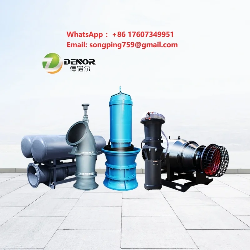 1100m3/h 2000m3/h 3000m3/h Large Capacity Water Submersible Axial Flow Pump Mixed Flow Centrifugal Pump for Sale
