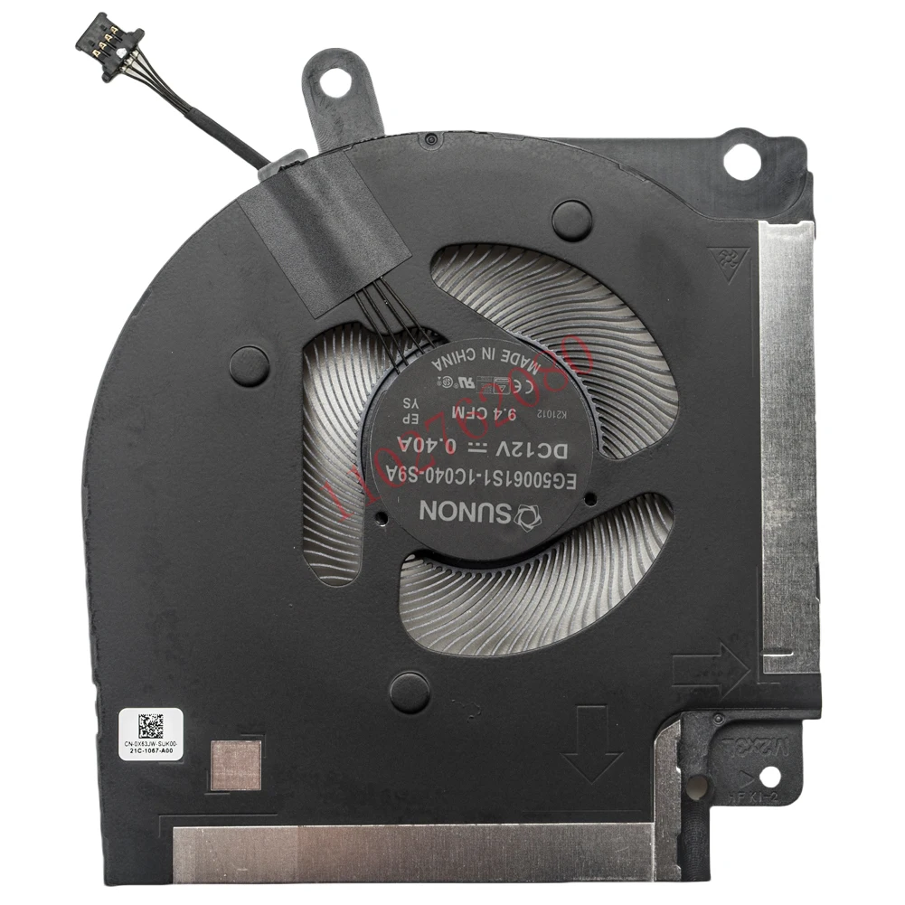 Imagem -03 - Ventilador de Substituição para Cpu e Gpu Dell Alienware Série X17 r1 X17r1 X17 r2 X17r2 2023 Cn0x63jw Cn-09dnwt