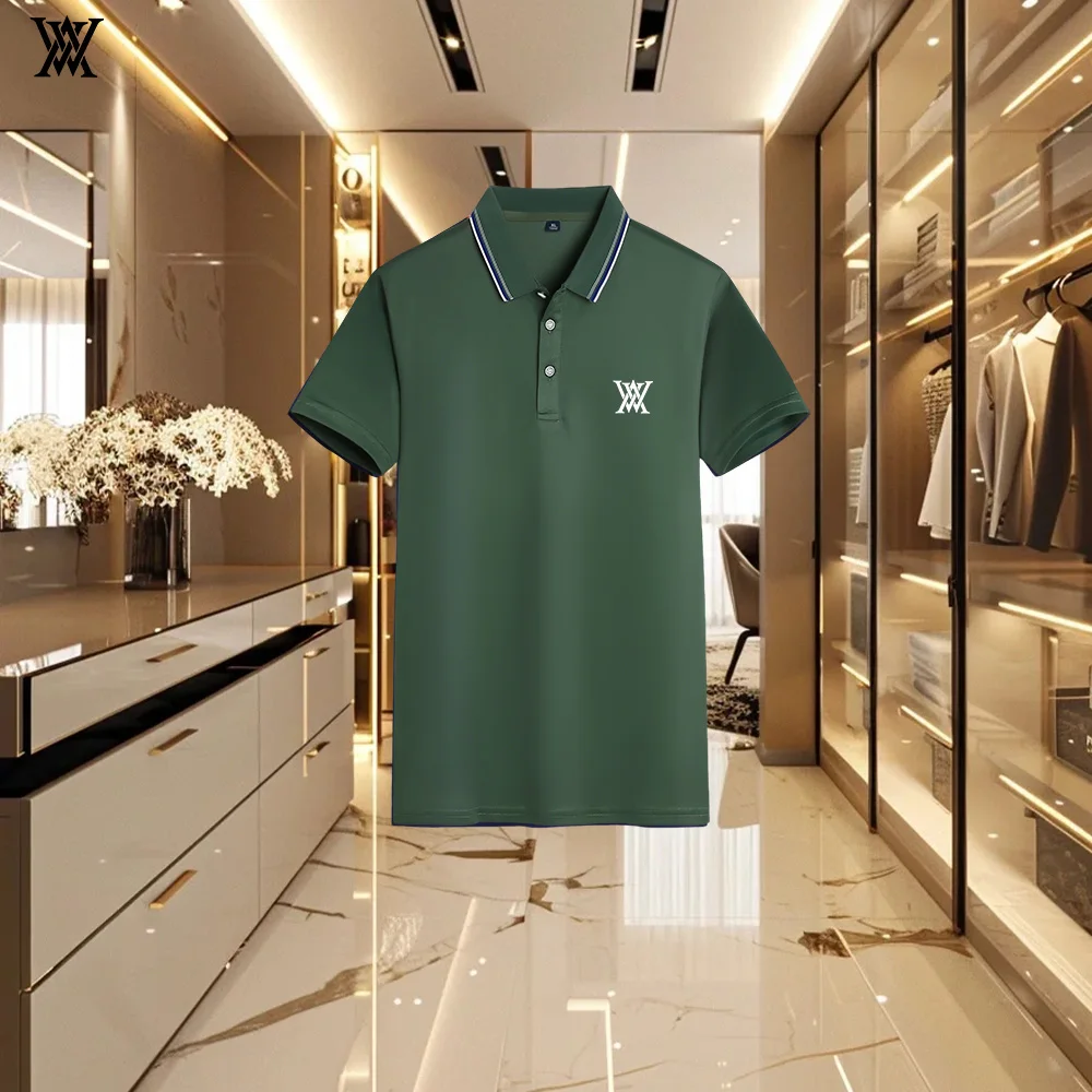 Men's Flip Collar Anti Filling Polo Shirt, Casual Business Fashion, Slim Fit Polo Shirt, New Summer 2026 3